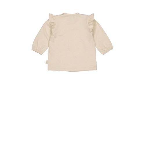 LEVV baby top LNORANOS Beige Meisjes Stretchkatoen Ronde hals Bloemen 44