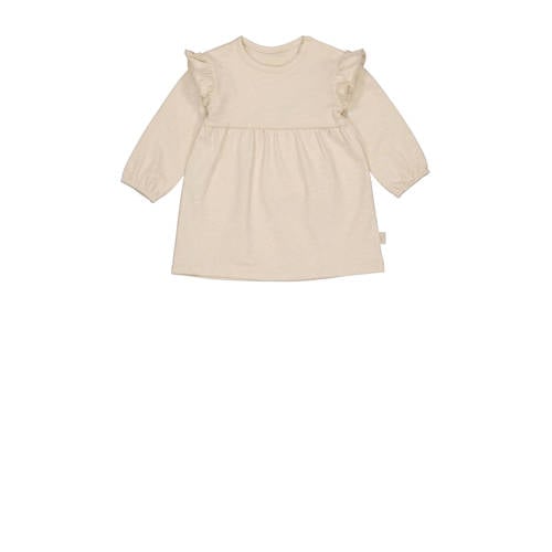 LEVV gebloemde baby jurk LNELLANOS Beige Meisjes Stretchkatoen Ronde hals - maat 56 afbeelding