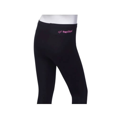 Papillon sportlegging zwart multi Sportbroek Meisjes Katoen Tekst 116