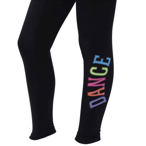 Papillon sportlegging zwart multi Sportbroek Meisjes Katoen Tekst 116
