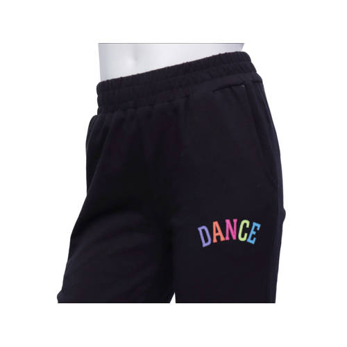 Papillon joggingbroek zwart multi Sportbroek Meisjes Katoen Tekst 164
