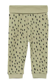thumbnail: Kakikleurige jongens s.Oliver baby broek van katoen met elastische tailleband en stippenprint