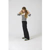 KIDS ONLY GIRL straight fit cargobroek KOGYARROW-VOX zwart