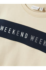 thumbnail: NAME IT KIDS sweater NKMVANCE met printopdruk lichtzand