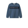 NAME IT KIDS sweater NKMVANCE met printopdruk blauw