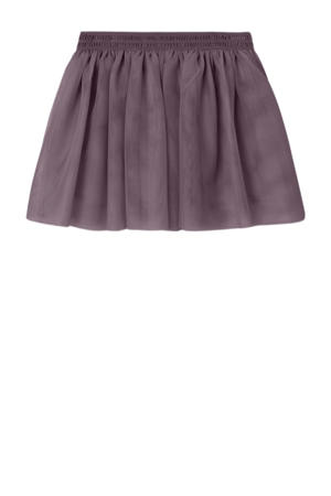 midi rok NMFNUTULLE donkerpaars