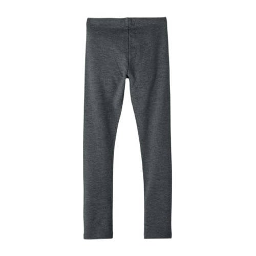 name it KIDS gemêleerde legging NKFDAVINA Grijs Meisjes Stretchkatoen Melée 134