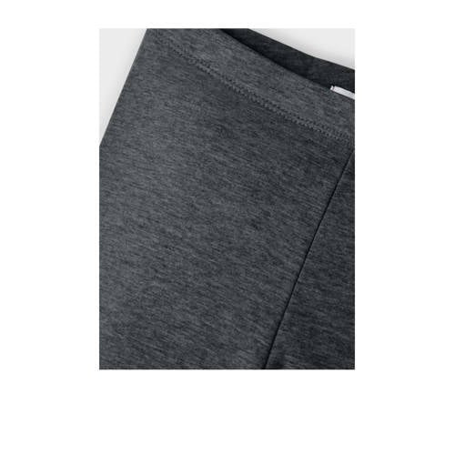 name it KIDS gemêleerde legging NKFDAVINA Grijs Meisjes Stretchkatoen Melée 134