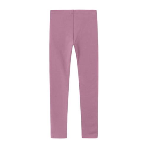 name it KIDS gemêleerde legging NKFDAVINA Roze Meisjes Stretchkatoen Melée 164