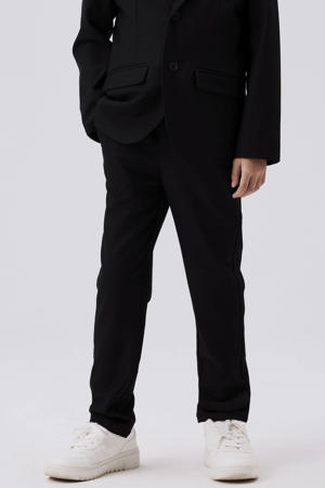 tapered fit broek NKMRIRAMEL zwart