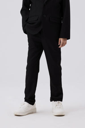 tapered fit broek NKMRIRAMEL zwart