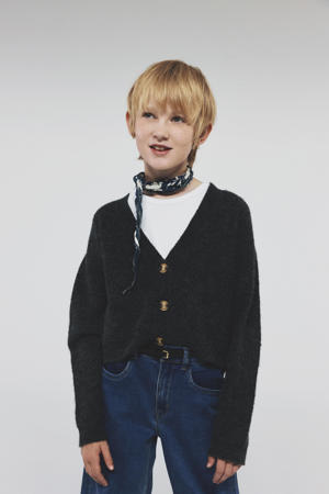 gemêleerd vest NKFHOLLY donkergrijs