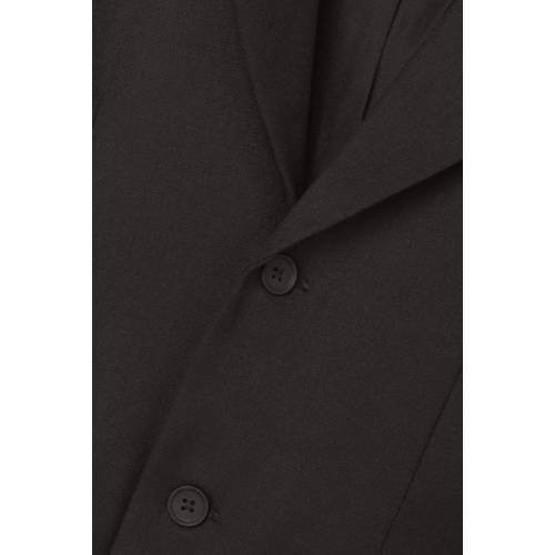 name it KIDS colbert NKMRIRAMEL zwart Jongens Polyester Reverskraag Effen 152