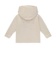 thumbnail: Babyface baby gestreept reversible sweatvest beige/ecru