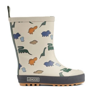 gevoerde regenlaarzen beige