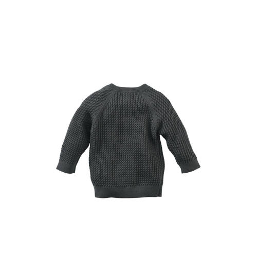 Z8 longsleeve Demis donkergroen Jongens Katoen Ronde hals Effen 50