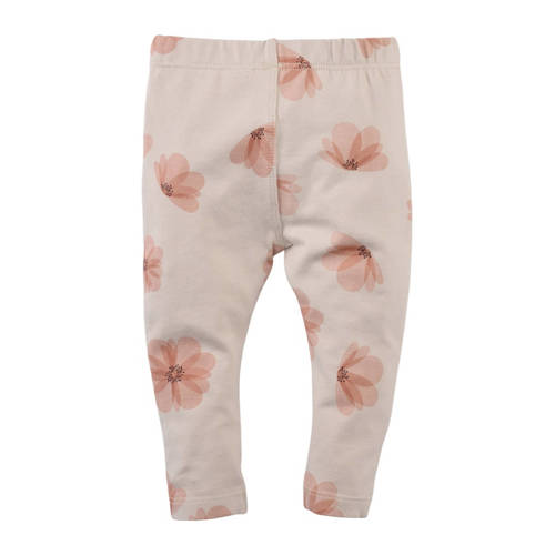 Z8 broek met bloemen ecru roze Meisjes Katoen Bloemen 50