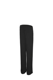 thumbnail: Zwarte dames MAMALICIOUS wide leg zwangerschapspantalon van polyester met regular waist, elastische tailleband en effen