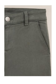 thumbnail: WE Fashion slim fit broek donkergroen
