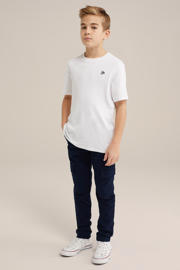 thumbnail: WE Fashion Blue Ridge slim fit cargobroek marineblauw