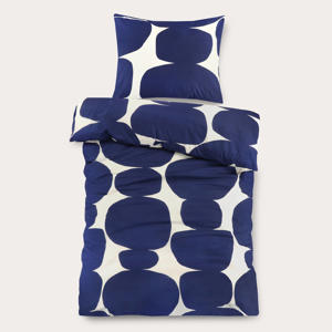 katoenen dekbedovertrek kinder blauw (120x150 cm)