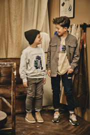 thumbnail: Z8 kids regular fit cargo broek Cooper taupe