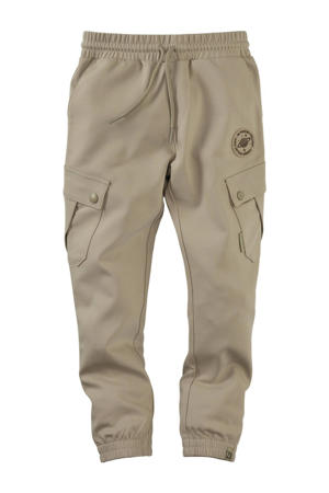 regular fit cargo broek Vance taupe