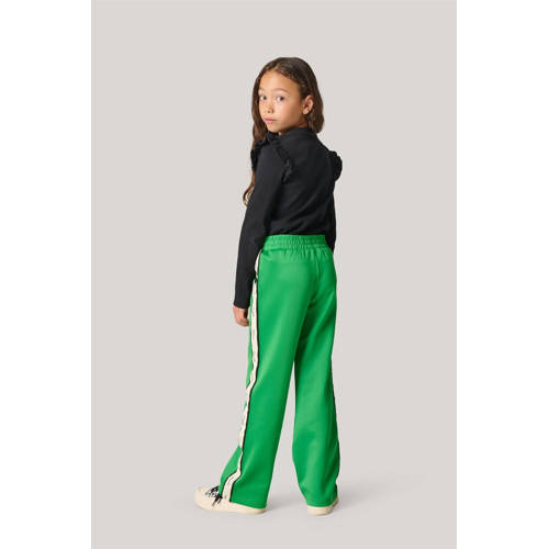Shoeby straight fit broek groen Meisjes Polyester Effen 170 176