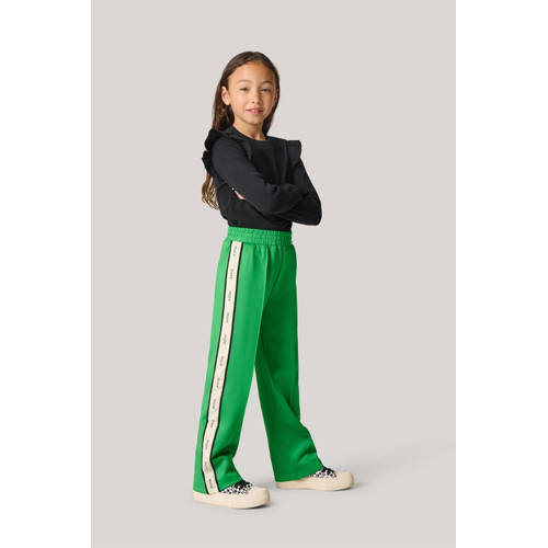 Shoeby straight fit broek groen Meisjes Polyester Effen 170 176