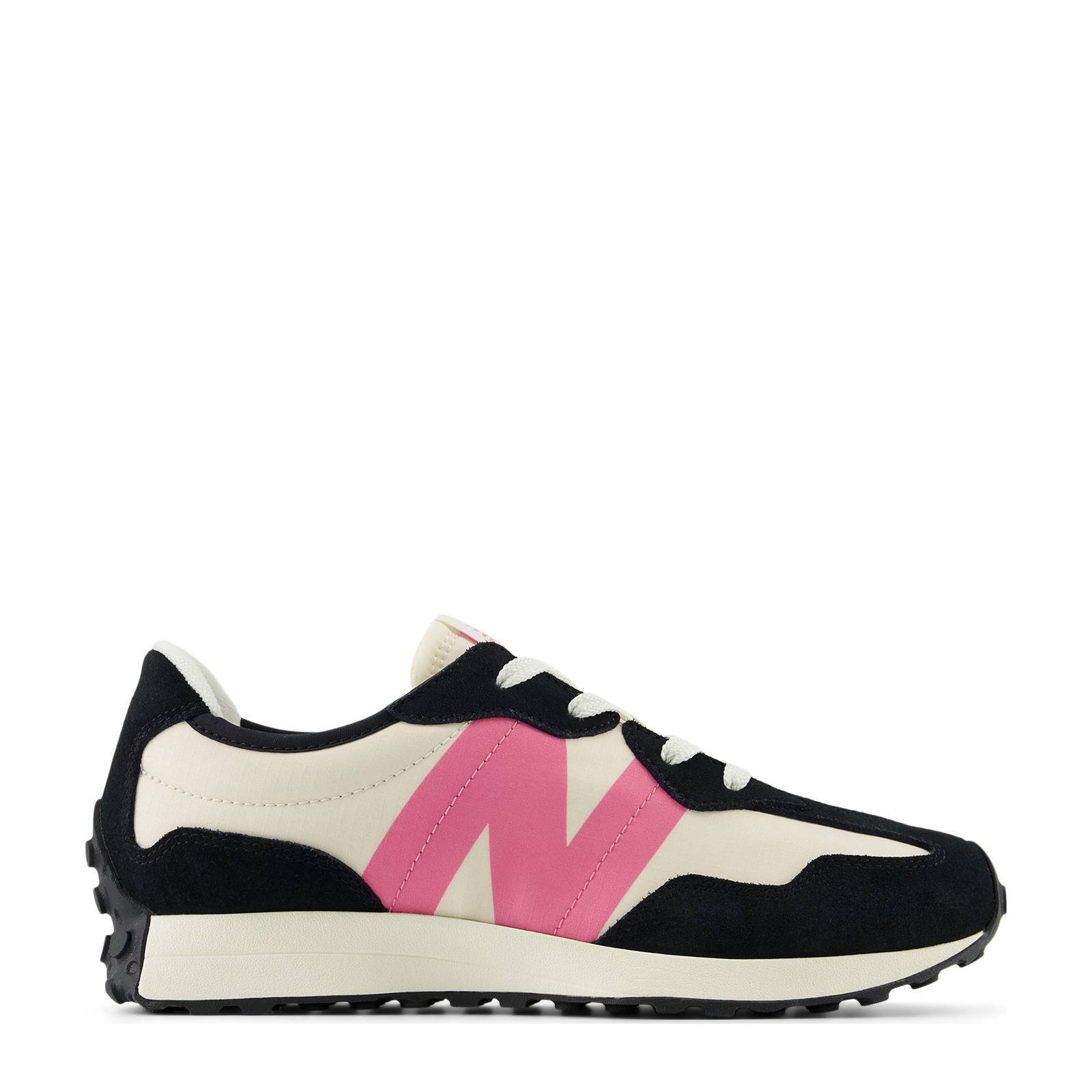 327 sneakers zwart wit roze