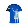 Messi T-shirt Sky met printopdruk hardblauw