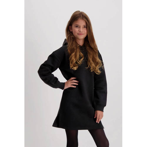 Cars jurk UMAY zwart Meisjes Sweat Capuchon Backprint 128