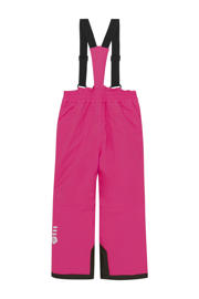 thumbnail: Roze jongens en meisjes Color Kids skibroek Solid van polyester met rits- en drukknoopsluiting en effen