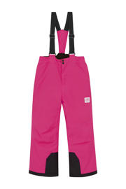 thumbnail: Roze jongens en meisjes Color Kids skibroek Solid van polyester met rits- en drukknoopsluiting en effen