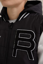 thumbnail: WE Fashion baseball jacket zwart/wit