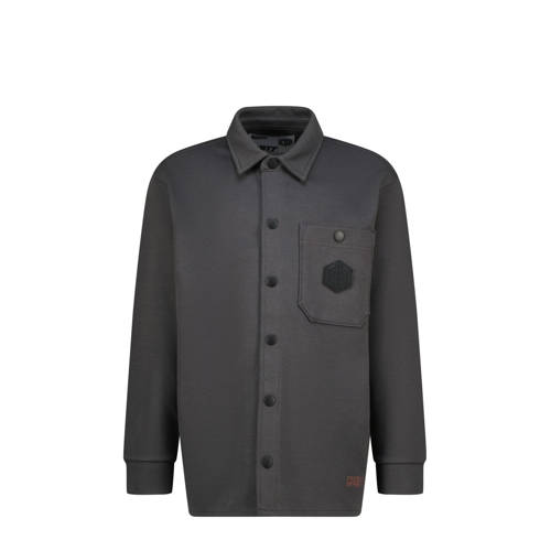 Vingino x Daley overshirt Leve donkergrijs Overhemd Jongens Katoen Button down - maat 140 afbeelding