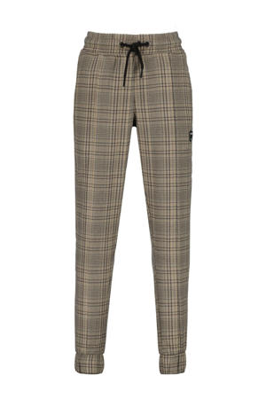 geruite broek Sart grijs melange
