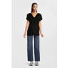 LOVE2WAIT low waist zwangerschaps wide leg jeans stonewashed