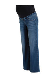 thumbnail: LOVE2WAIT low waist zwangerschaps wide leg jeans stonewashed