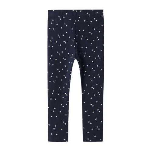 Name it MINI legging met all over print zwart grijs Meisjes Stretchkatoen 110