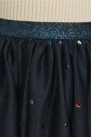 thumbnail: NAME IT MINI korte rok NMFVABOS  met hartjes donkerblauw