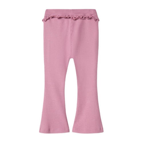 Name it MINI legging NMFNILLA roze Meisjes Katoen Effen 104