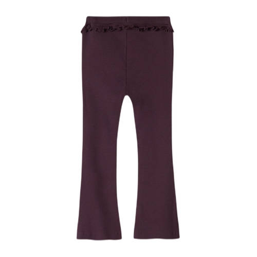 Name it MINI legging NMFNILLA aubergine Paars Meisjes Katoen Effen 104