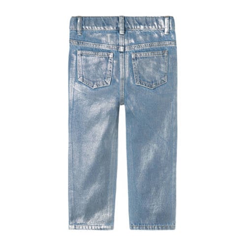 name it MINI mom jeans NMFBELLA medium blue denim Effen 98