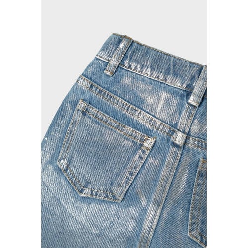 name it MINI mom jeans NMFBELLA medium blue denim Effen 98