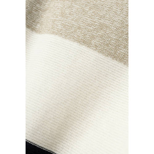 name it MINI gebreide trui ecru Jongens Katoen Ronde hals Meerkleurig 104