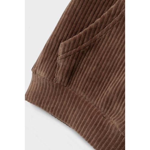 Name it MINI hoodie NMMNELUR bruin Sweater Effen 122 128