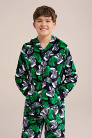 thumbnail: WE Fashion Onesie game controllers Donkerblauw/grijs/groen