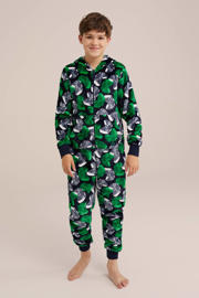 thumbnail: WE Fashion Onesie game controllers Donkerblauw/grijs/groen