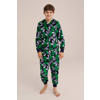 WE Fashion Onesie game controllers Donkerblauw/grijs/groen